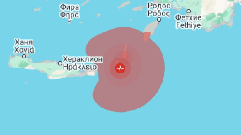 Силно земетресение събуди Крит