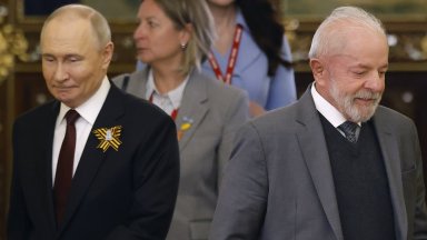 Президентът на Русия Владимир Путин и колегата му от Бразилия