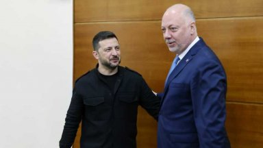 Желязков се срещна със Зеленски, увери го, че България продължава да подкрепя Украйна