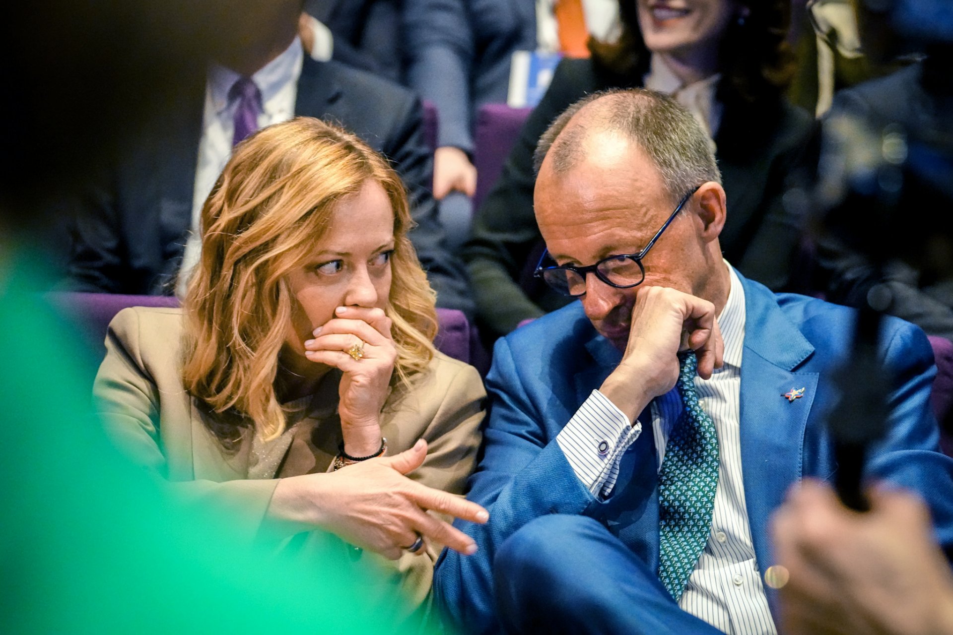 Джорджа Мелони и Фридрих Мерц