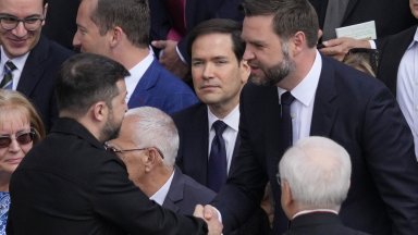 Президентът на Украйна Володимир Зеленски се срещна с и с