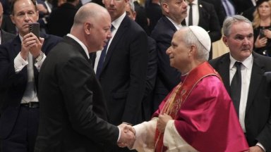 След церемонията във Ватикана Росен Желязков е пожелал на Лъв XIV здраве, дълголетие и мъдрост