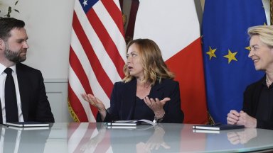 Американският вицепрезидент Джей Ди Ванс каза днес на среща с