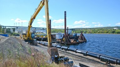 Повредата на тръбопровода на дъното на Варненското езеро е отстранена