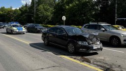 Километрично задръстване заради верижен сблъсък на "Цариградско шосе" (снимки)