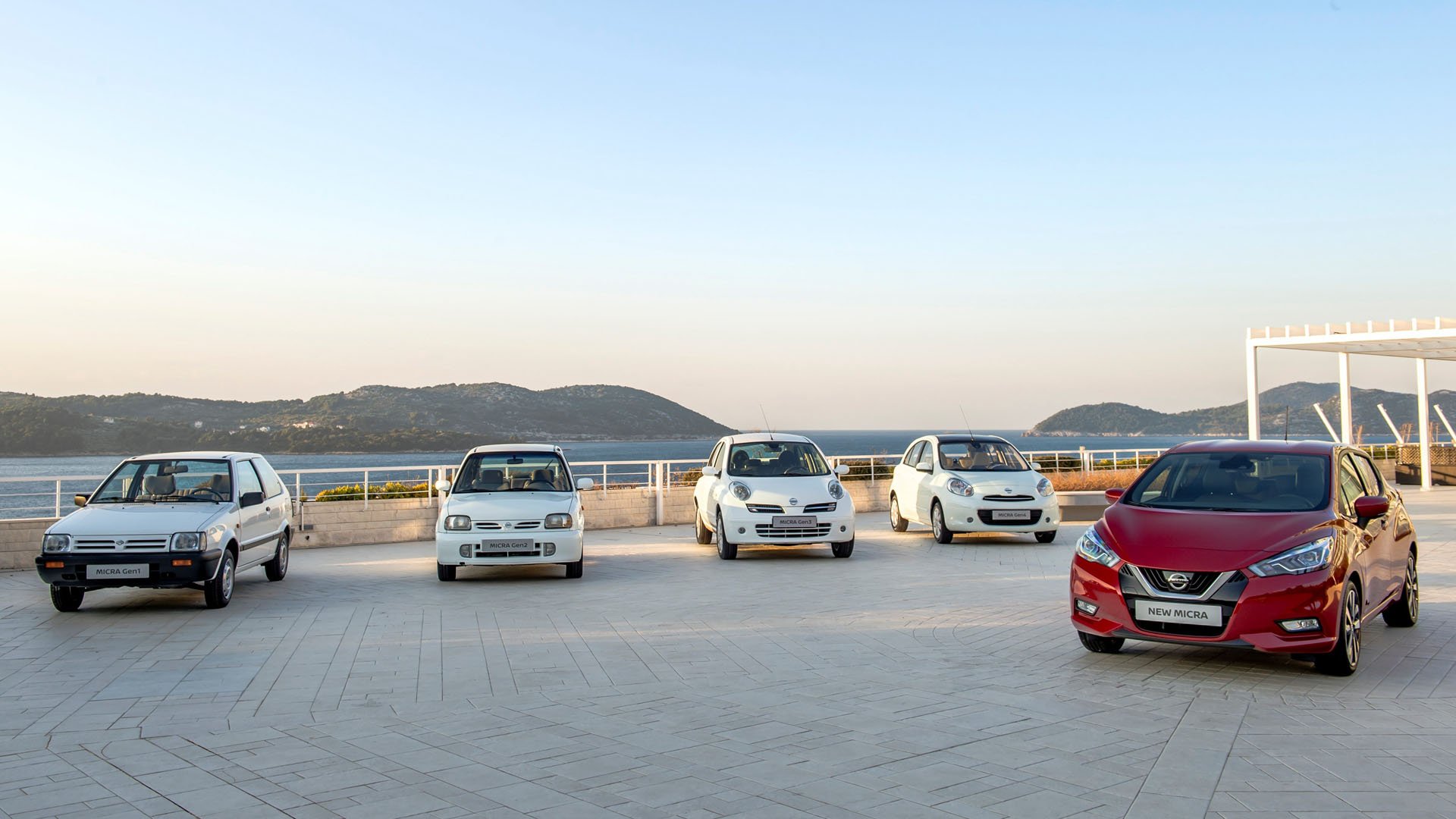 Петте поколения на Nissan Micra