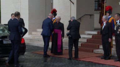 Папа Лъв XIV прие Росен Желязков в Апостолическия дворец във Ватикана (снимки)