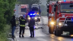 Тежка катастрофа с жертва край Кресна, каскада и на АМ "Тракия" със самосвал