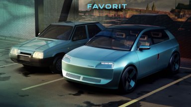 Българин създаде модерна визия за Skoda Favorit в съвременен стил
