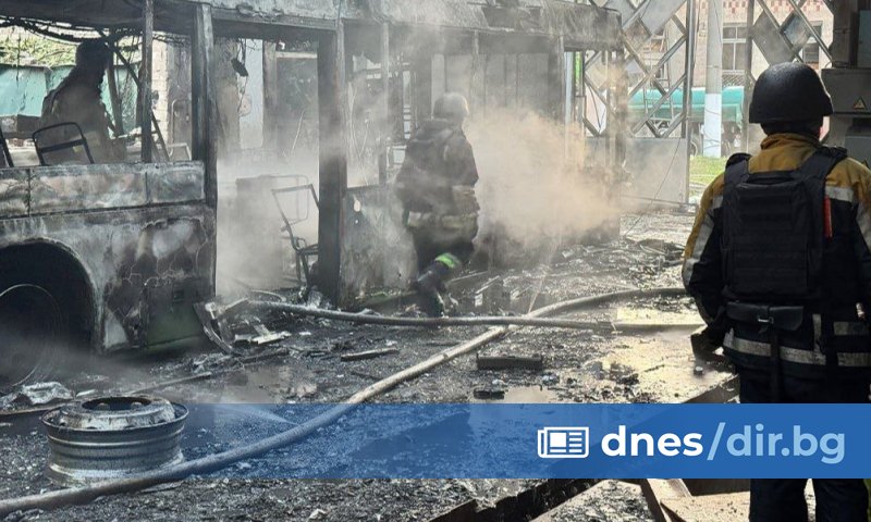 Руските въоръжени сили предприеха масирана атака с дронове срещу град