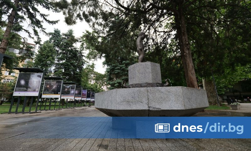 Керхер извърши цялостно почистване на чешмата в градинката Кристал -