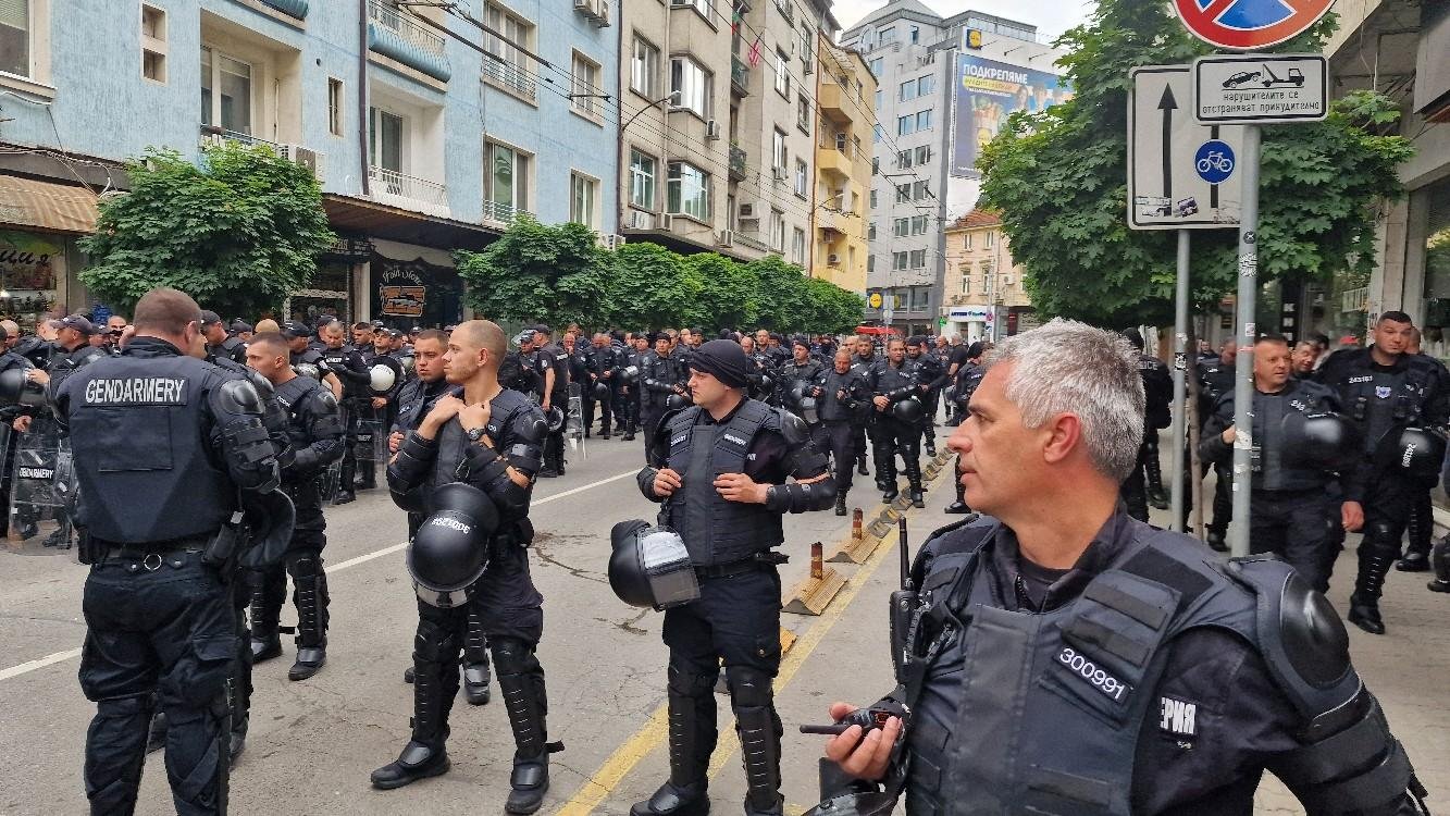 МВР разположи сили на Жандармерията за охрана на протеста в столицата