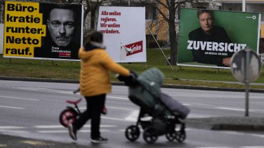 Германската партия Левите за първи път от седем години изпреварва