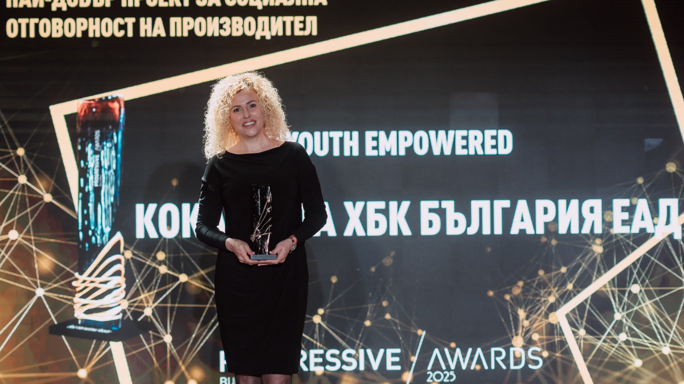 #YouthEmpowered e „Най-добър проект за социална отговорност на производител“ в седмото издание на Progressive Awards