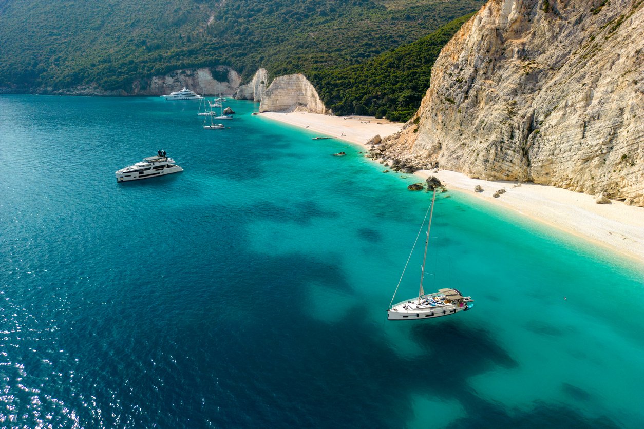 Плаж Фтери, Кефалония