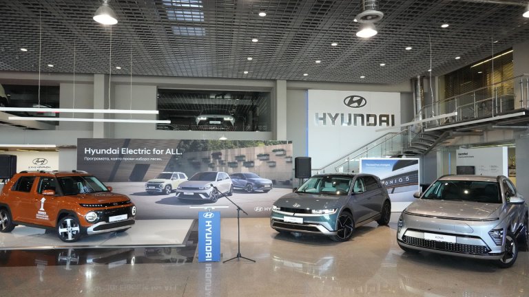 Hyundai е лидер на пазара на електромобили в България