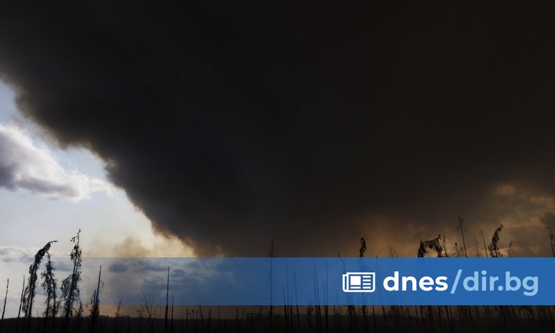 Пожар е пламнал по време на жътва в петък към