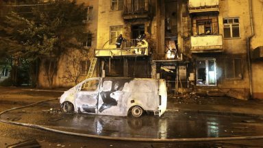 Седемнадесет души включително две деца пострадаха след като руски дронове