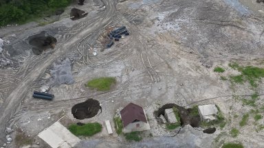 Солната мина Прайд в окръг Харгита Централна Румъния която пострада