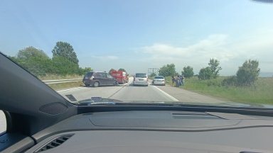 Две верижни катастрофи са станали на 95 км и 97