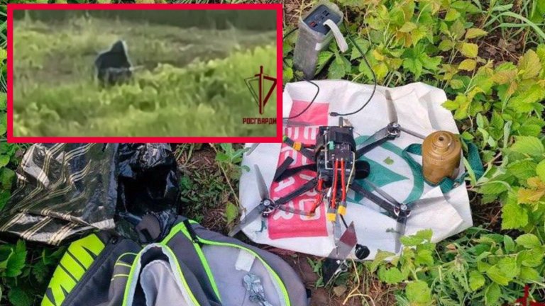 Руската национална гвардия ликвидира мъж, готвещ атака с дронове в Рязанска област (видео)