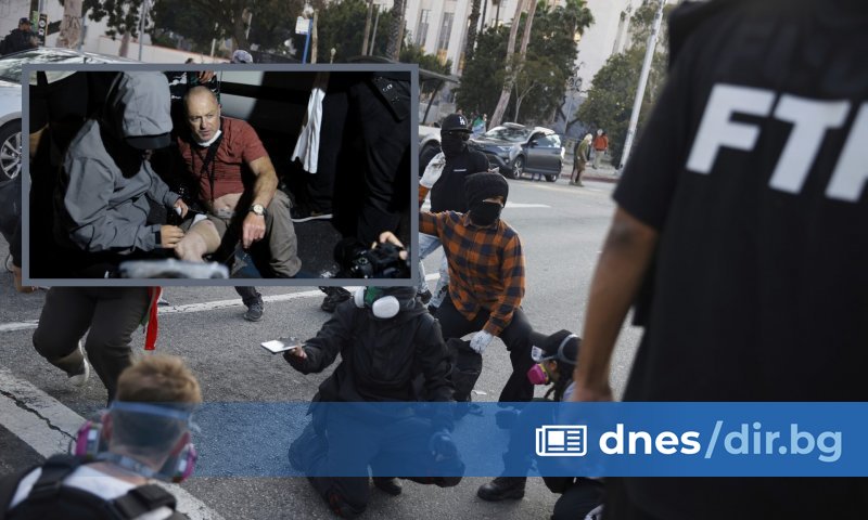 Британски фоторепортер е бил ранен с нелетални куршуми по време