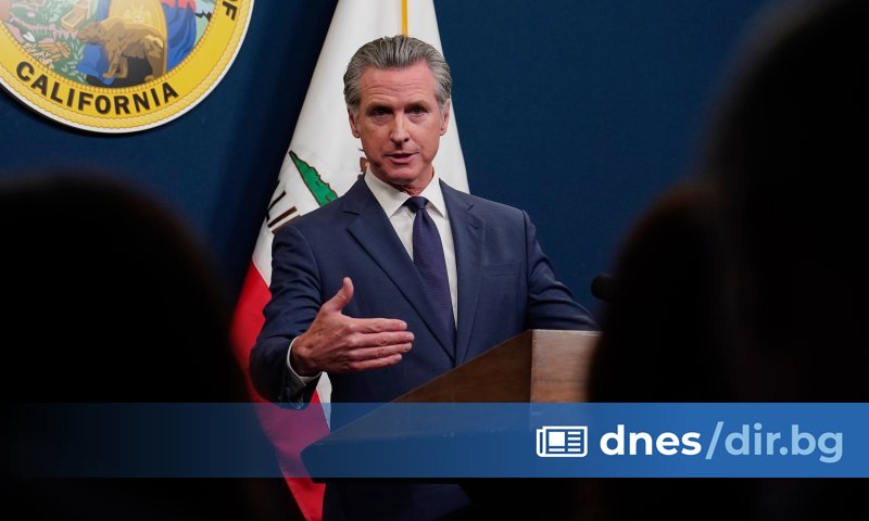 С губернаторът на Калифорния Гавин Нюсъм е изправен пред мащабно