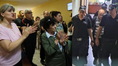 Под аплодисменти съдът в Плевен остави тираджията, отнел живота на Сияна, в ареста