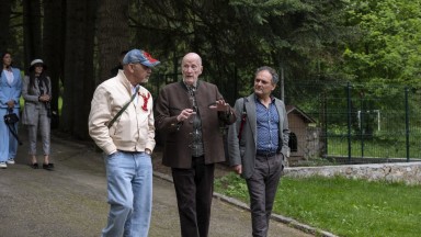 Кристиан Лубутен гостува на Симеон Сакскобурготски в двореца Царска Бистрица