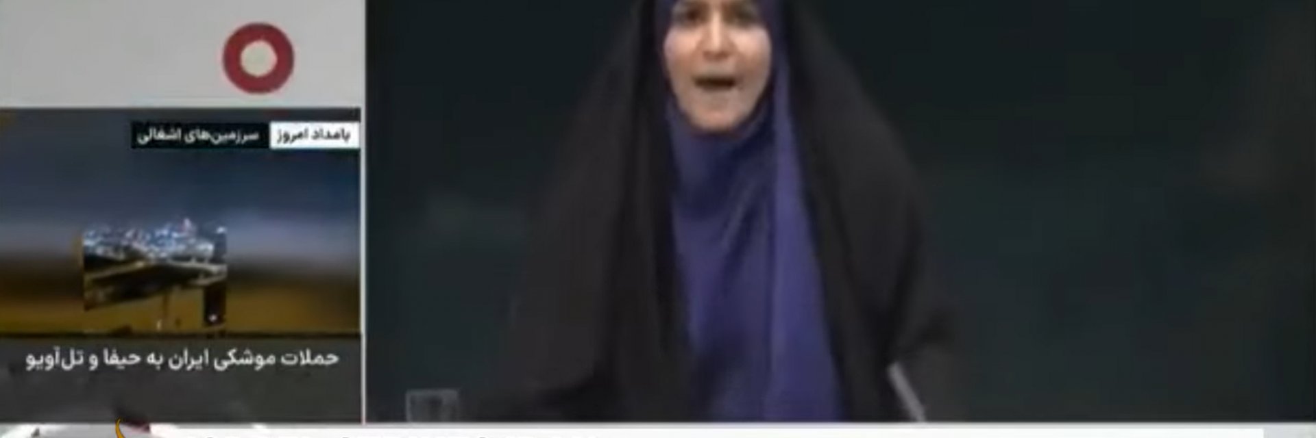 Израел удари държавната телевизия на Иран на живо в ефир (видео)
