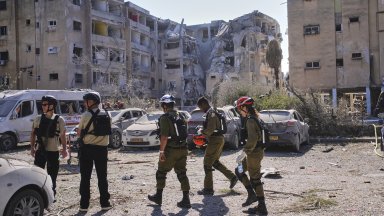 Израелските военни засякоха изстрелването на нов ракетен залп от територията