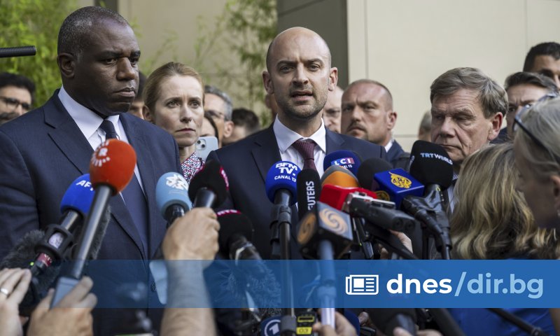 Срещата между иранския външен министър Абас Арагчи и водещи европейски