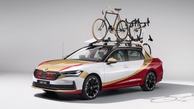 Skoda Superb се превърна в перфектния автомобил за "Тур дьо Франс"