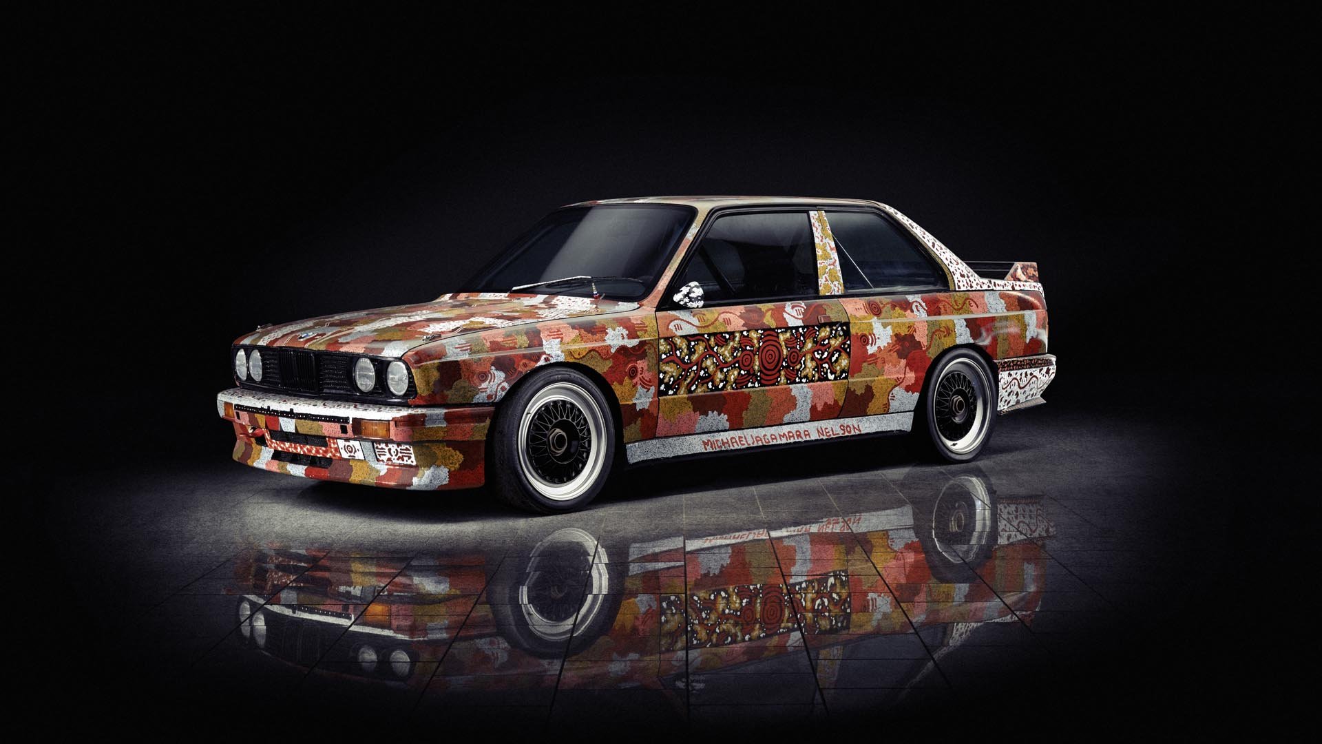 BMW Art Car #7 (BMW M3 Група A) от Майкъл Ягамара Нелсън 