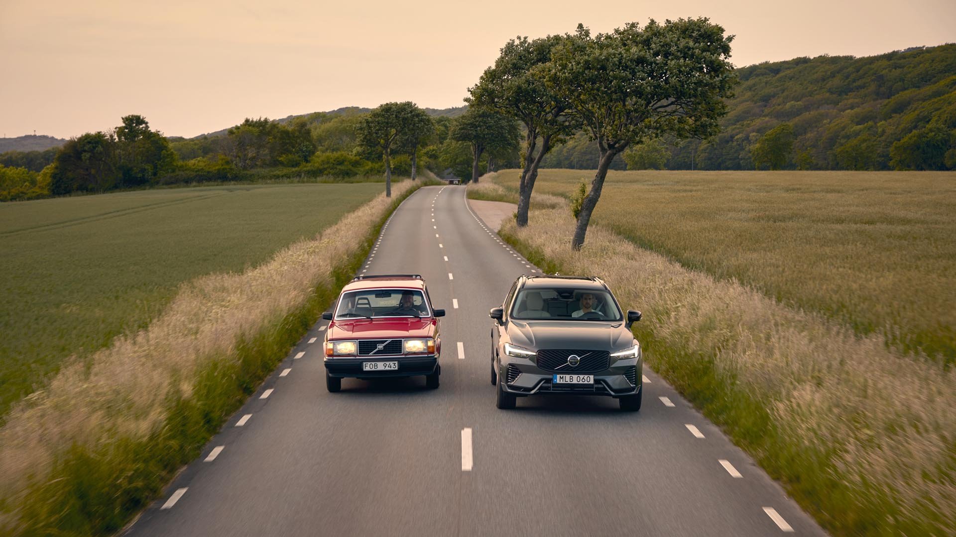 Volvo XC60 и Volvo 240 