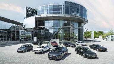 Новото Audi A6 Avant среща своите успешни предшественици