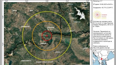 Слаб трус усетиха в югозападната ни съседка Република Северна Македония