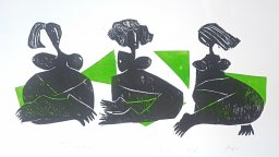 "Жената като начало" - графика на Георги Ашиков - АШО