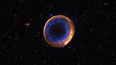 Заснеха невероятно първо изображение на мъртва звезда, която е избухнала 2 пъти