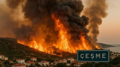 Ново пожар избухна в Турция снощи Този път е засегнат