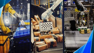 Роботите в складовете на Amazon почти изравниха броя на човешките работници