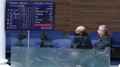 При третия вот на недоверие кабинетът "Желязков" оцеля