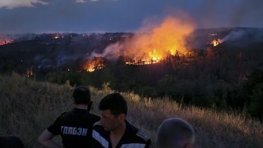 Локализираха големия пожар край Велико Търново, в гасенето се включват и военни (снимки)