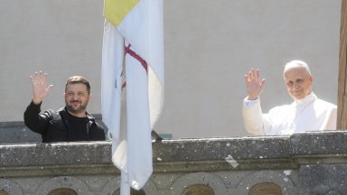 Този следобед папа Лъв XIV прие украинския президент Володимир Зеленски