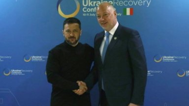 Желязков се срещна със Зеленски в Рим, декларира "непоколебима" подкрепа за Киев