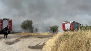 Голям пожар във вилна зона край Бургас: Над 20 къщи са изпепелени, тече евакуация