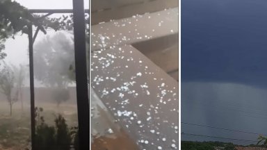 Летни бури със силен вятър светкавици дъжд и градушка удариха