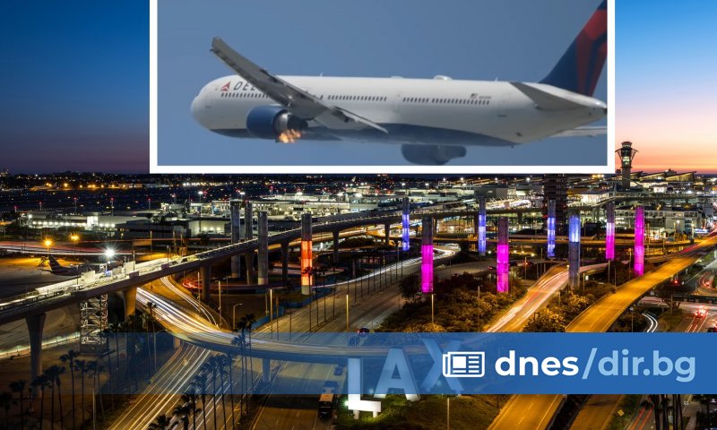 Самолет на американската компания Делта Еърлайнс бе принуден да се