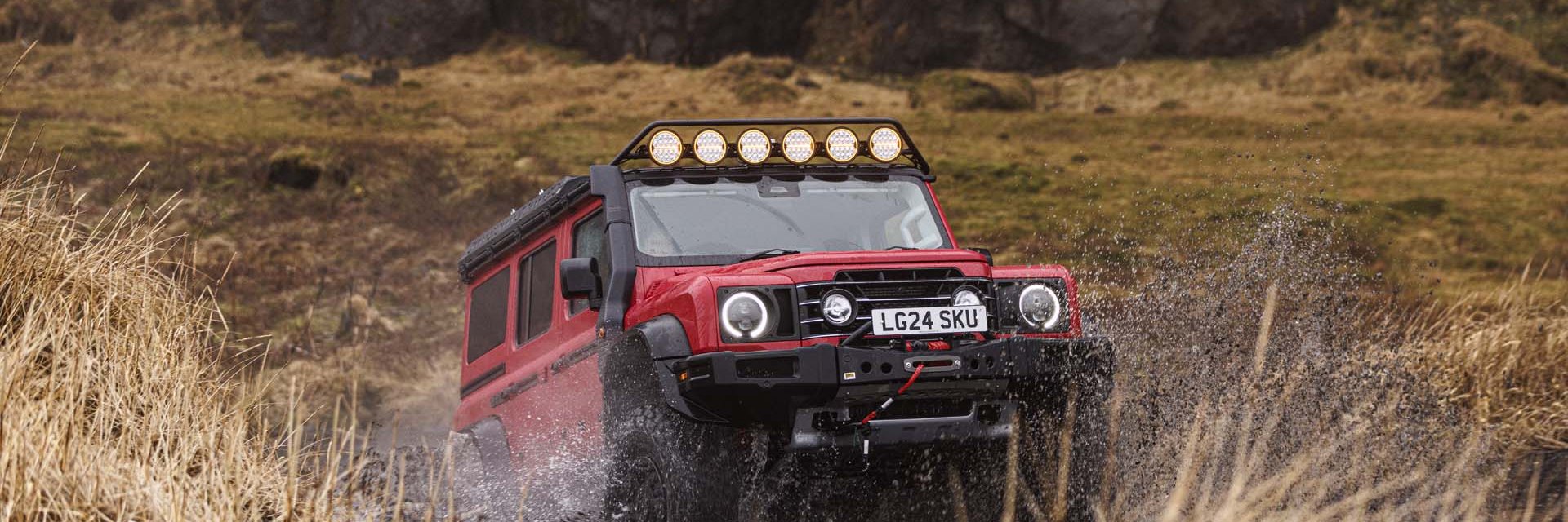 INEOS Grenadier Trialmaster може да прекоси река с дълбочина над 1 метър