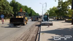 Ремонт по бул. "Евлоги и Христо Георгиеви" затруднява трафика в София